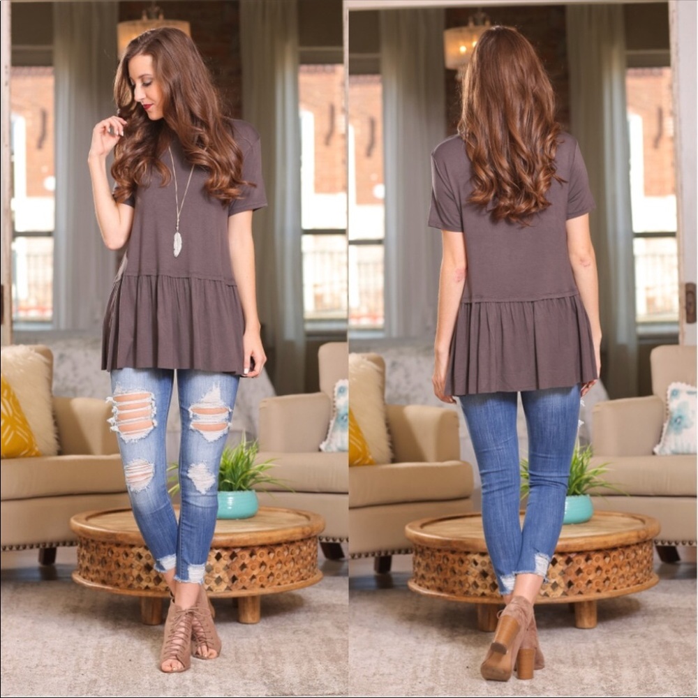 Ruffle Hem Tunic - Picture 2 of 2